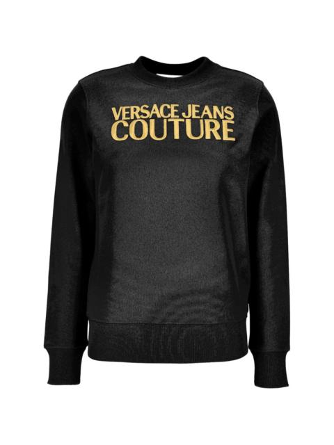 VERSACE JEANS COUTURE logo-embroidered  sweatshirt
