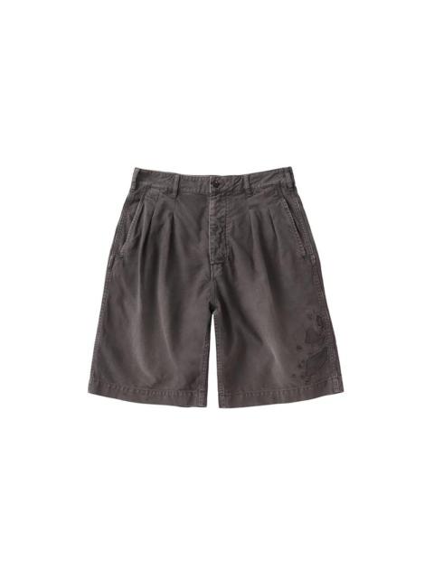 visvim BEARN CHINO SHORTS CRASH BLACK
