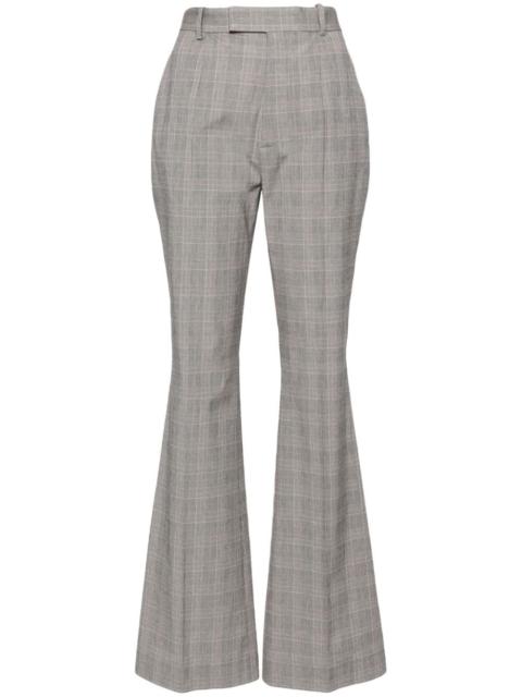 Ray Prince of Wales-print flared trousers