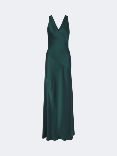 Max Mara Elegante satin maxi dress