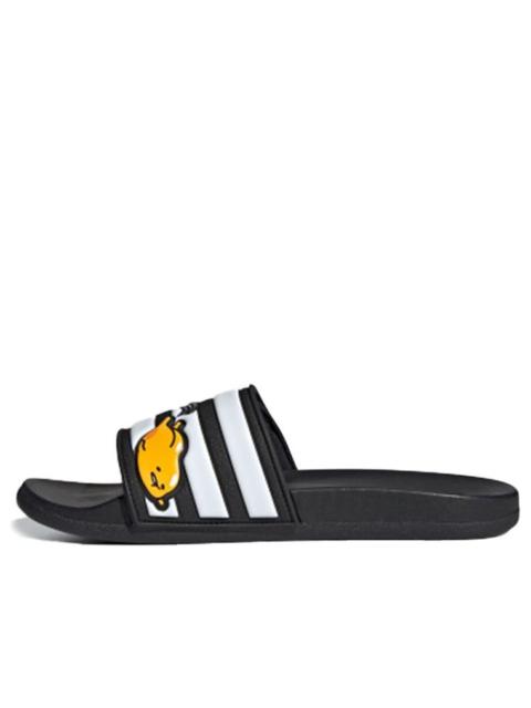 adidas adidas neo Adilette Comfort Adj Yellow Crossover Black White Unisex Slippers 'Black White' FY3037