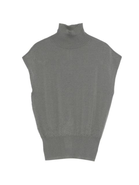 Rick Owens turtleneck sleeveless top