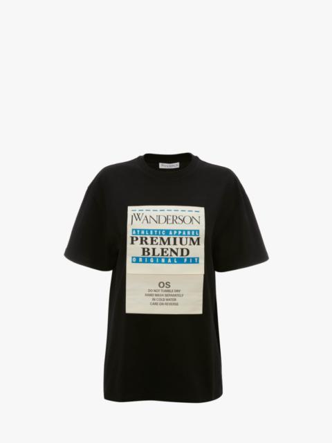 JW Anderson CLASSIC FIT CARE LABEL T-SHIRT