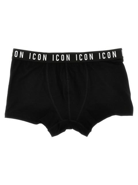 Logo Boxer Shorts Underwear, Body Black