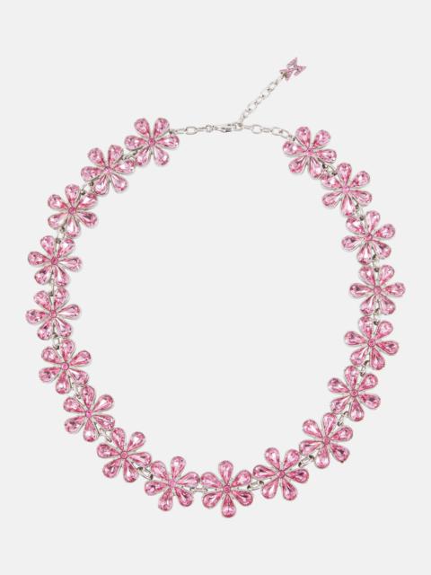 Crystal-embellished choker