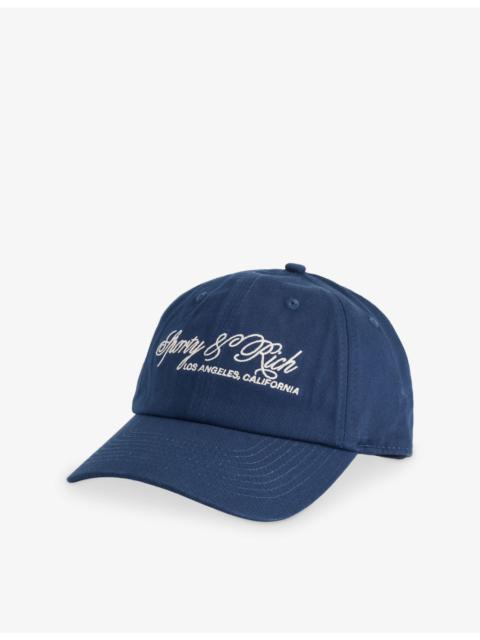 Sporty & Rich International Embroidered Cotton Cap