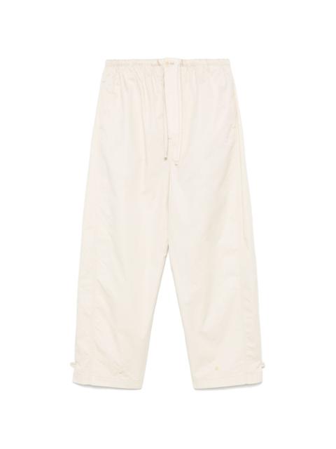 Lemaire drawstring straight trousers