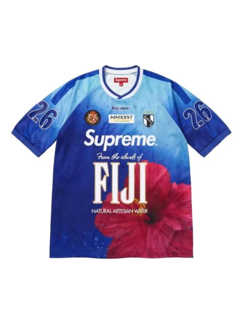 Supreme jacquard soccer jersey - SS24KN31 BLUE | REVERSIBLE