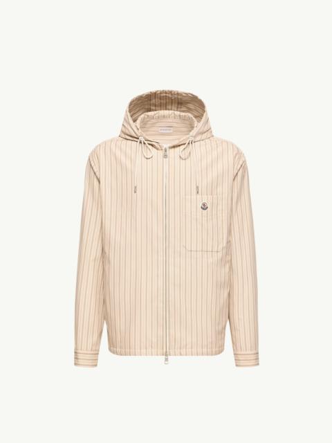 Moncler Striped Cotton Poplin Shirt