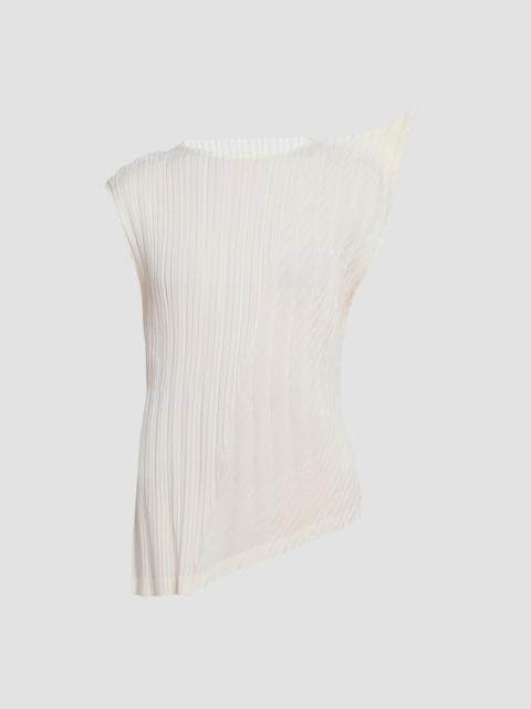 ISSEY MIYAKE Women's Unfurling Pleats Shirt - Off White