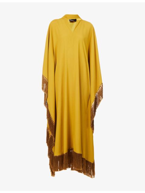 Taller Marmo Hammamet Fringed Woven Kaftan