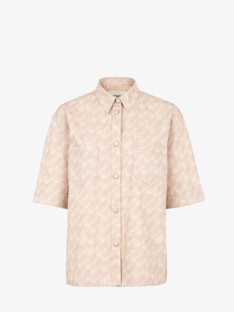 FENDI Pink chambray shirt