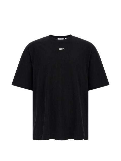 Off-White logo-print spray T-shirt
