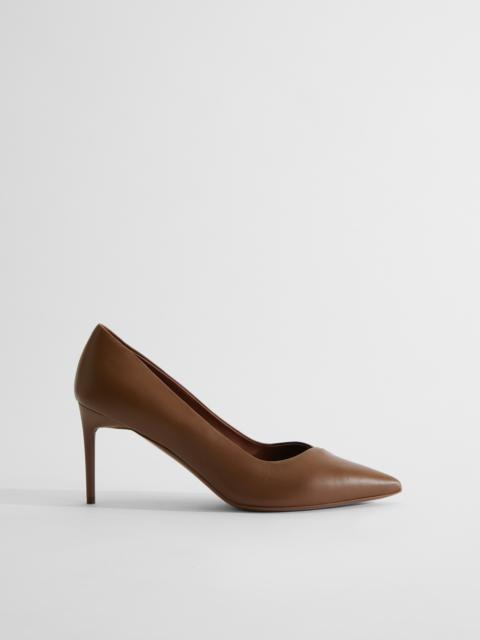 Max Mara PHYLLIS Nappa leather court shoes