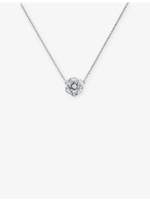 Piaget Piaget Rose 18ct White-Gold And 0.22ct Diamond Pendant&nbsp;Necklace