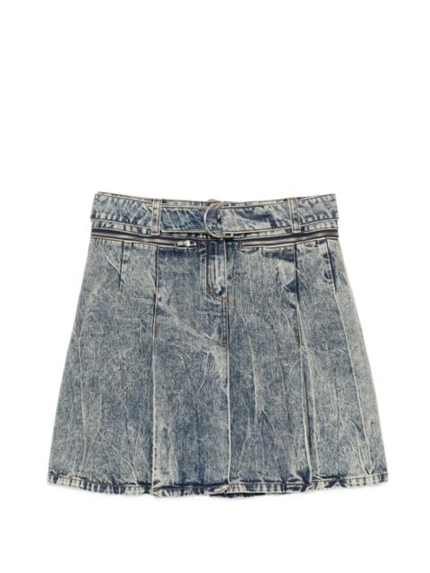 VAQUERA wash denim skirt
