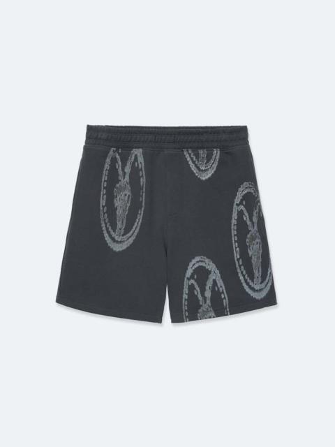 ALLSAINTS RAMMY STAMPED JERSEY SWEATSHORTS