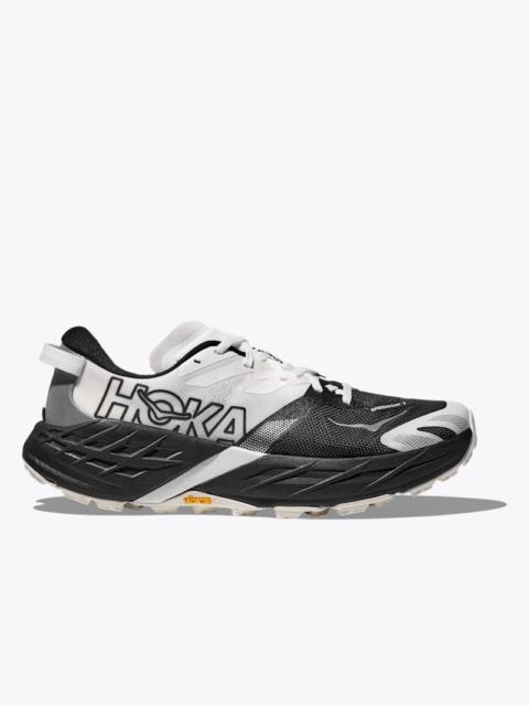 HOKA Men's Speedgoat 7 Shoes in Black/White