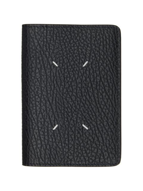 Maison Margiela Black Four Stitches Passport Holder