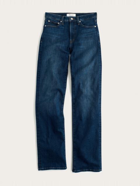 Madewell The Curvy Straight Jean in Super Stretch Denim