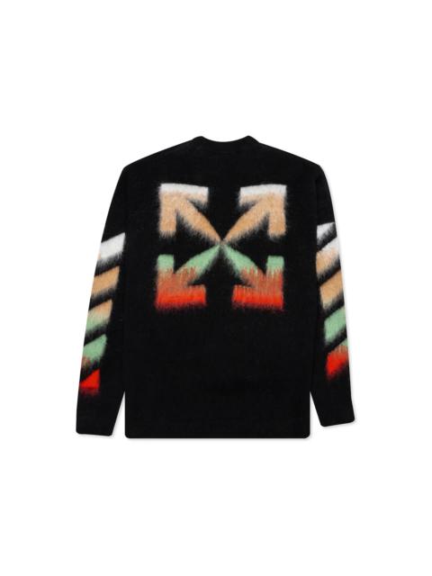 Off-White OFF-WHITE Diagonal Arrows Motif Sweater Black