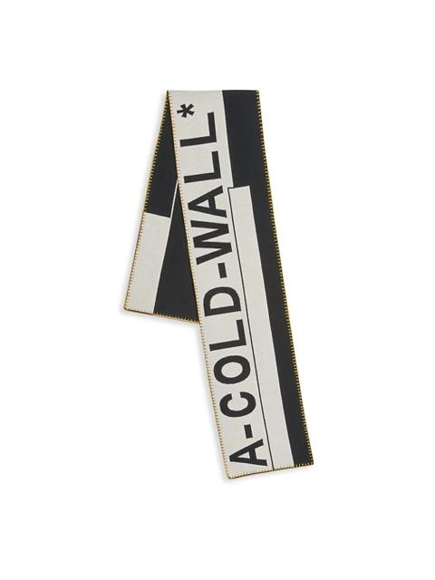 A-COLD-WALL* Large Logo Wool-Blend Scarf