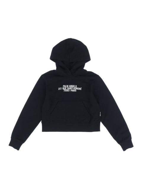 PALM ANGELS 75001 FIT HOODY / BLK WHT