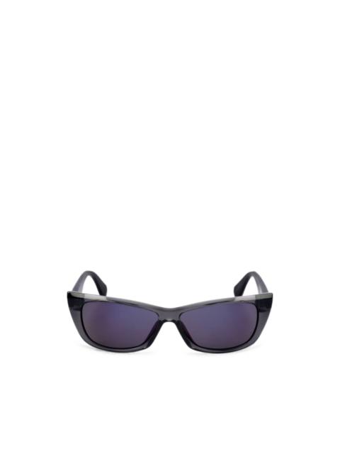 adidas logo-print cat-eye sunglasses
