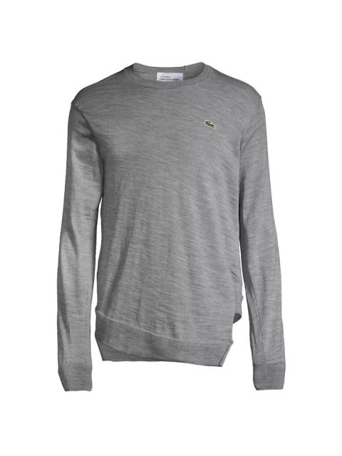 Comme des Garçons SHIRT ​Comme des Garcons SHIRT x Lacoste Wool Asymmetrical Sweater