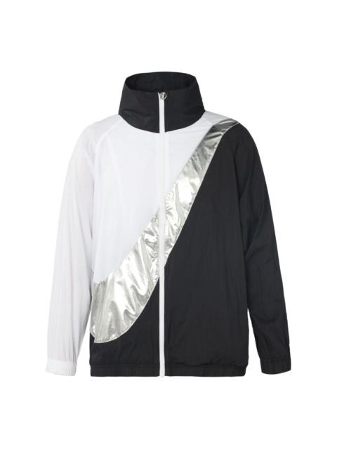 (WMNS) Nike For Swoosh Jacket Woven Cb Gel Jacket For Black CQ8023-011