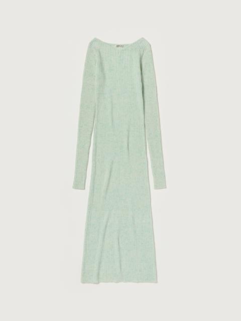 AURALEE CASHMERE NEP KNIT DRESS