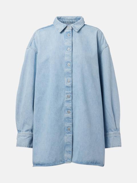 7 For All Mankind Nina oversized denim shirt