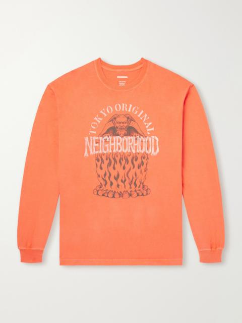 NEIGHBORHOOD Logo-Print Cotton-Jersey T-Shirt