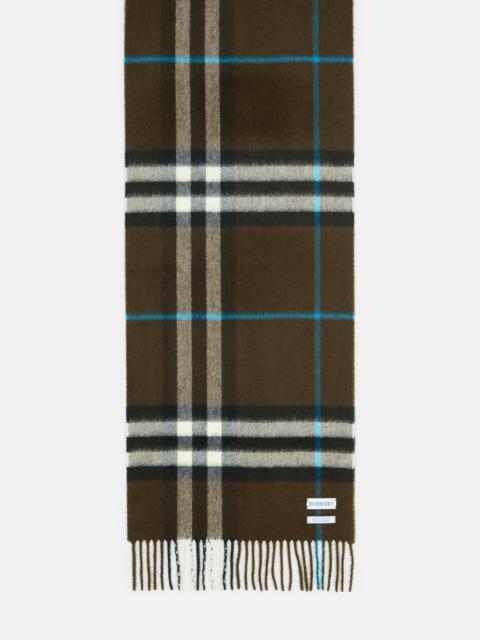 'MU GIANT' BROWN CASHMERE SCARF