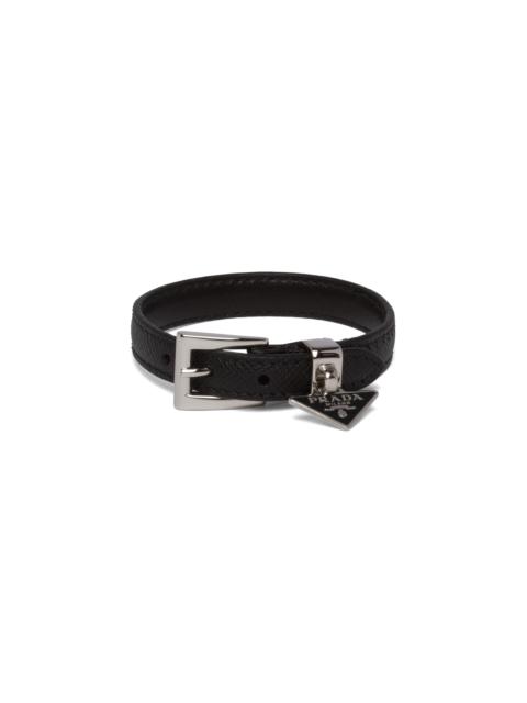 Saffiano leather bracelet