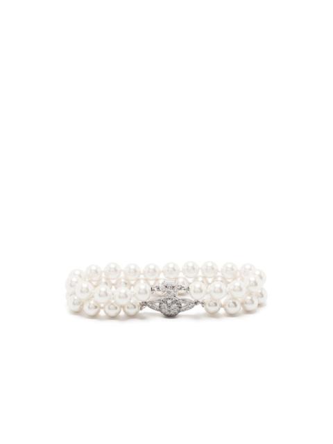 Vivienne Westwood Orb-charm pearl necklace