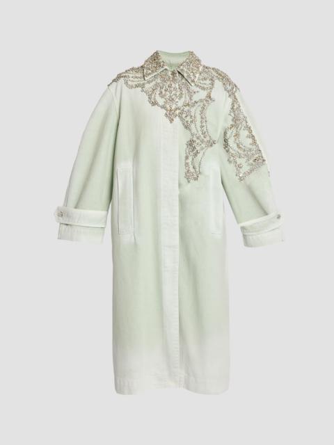 Erdem DENIM COLLARED COAT