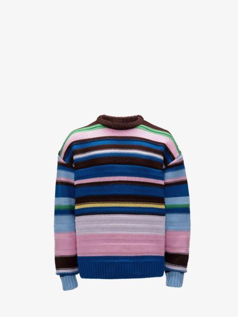 JW Anderson STRIPED CREWNECK SWEATER