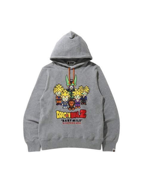 BAPE x Dragon Ball Z Baby Milo Super Saiyan & Cell Pullover Hoodie 'Grey'