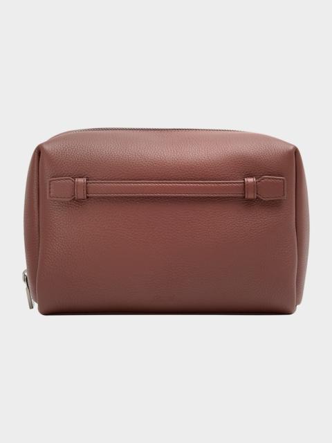Loro Piana Men's Medium Leather Extra Travel Pouch