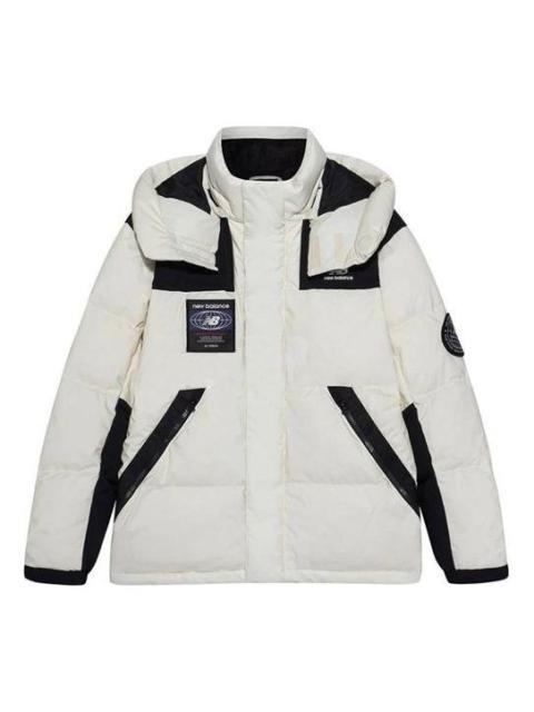 New Balance Winter Padded Down Jacket 'White Black' NPA43131-CRE
