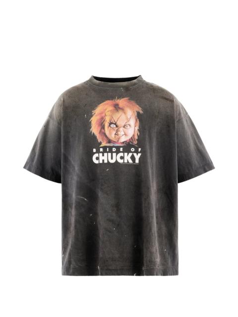 SAINT M×××××× Saint Mxxxxxx X Cky Bride Of Chucky-print T-shirt