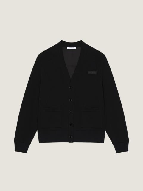 Givenchy CARDIGAN IN COTTON WITH GIVENCHY PARIS GROS GRAIN