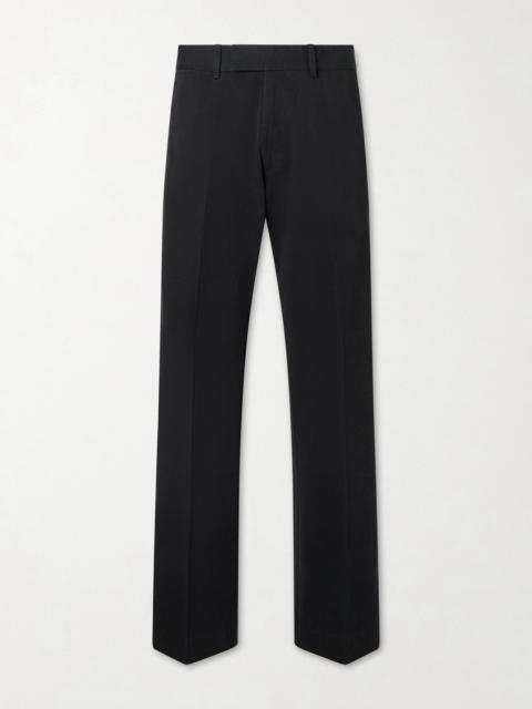 TOM FORD Wide-Leg Cotton-Drill Trousers