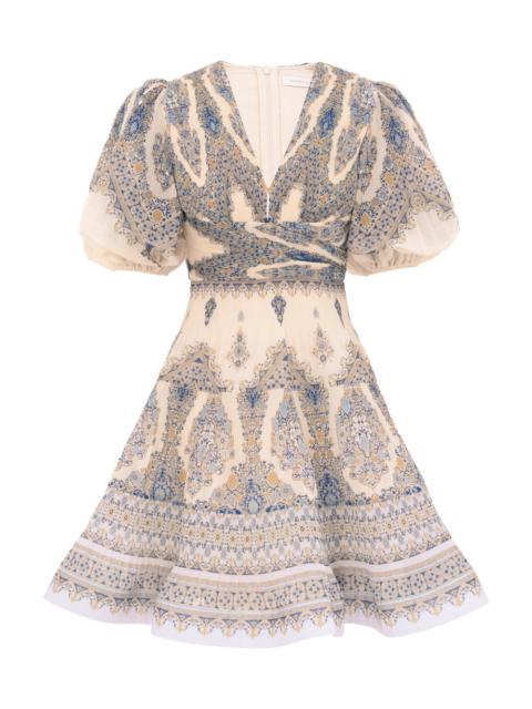 Zimmermann PLEATED MINI DRESS