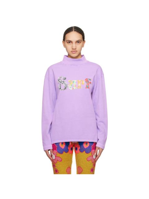 ERL Purple 'Surf' Long Sleeve T-Shirt