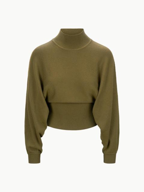 STAUD STAUD KAROLINE SWEATER SERGEANT GREEN