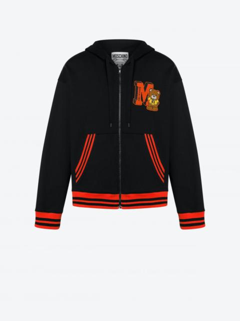 Moschino VARSITY TEDDY BEAR HOODIE