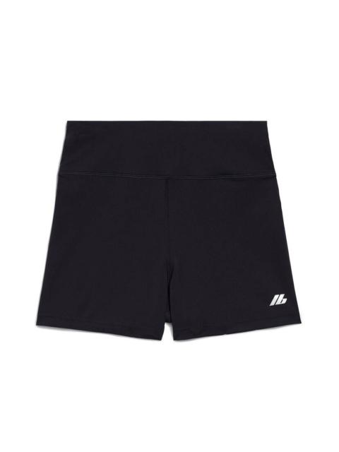 BALENCIAGA Women's Activewear Cycling Shorts in Black