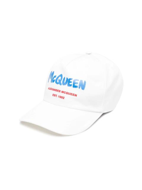 Alexander McQueen logo-printed cap